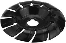 KLYNGTSK 12 Teeth Wood Disc Manganese Steel 12 Teeth Angle Grinder Disc 90 MM 12 Teeth Woodworking Disc 12 Teeth Disc for 100/115 Angle Grinder Woodworking Tool (16 mm Bore, Black)