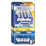 Gillette Sensor3 Comfort Disposable Razor for Men