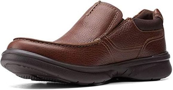 Clarks Men's Bradley Free Loafer, Tan Tumbled Leather, 10.5