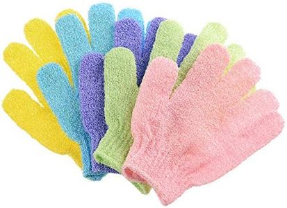 Haobase 5Pcs Exfoliating Gloves Body Scrub - Shower/Bath