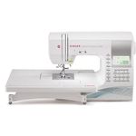 SINGER Quantum Stylist 9960 Computerized Sewing & Quilting Machine with Extension Table & Accessory Kit | 600 built-in stitches & Lettering, Full Metal Frame, LED Light & High-End Touch buttons