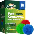 18 Round Nylon Dish Scrubber Scouri