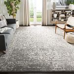 Safavieh EVK256D-8 Evoke Collection Grey & Ivory Area Rug (8' x 10')