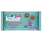 Kallo Kids Choco-Coconut Rice Cake Minis, 6 x 14g