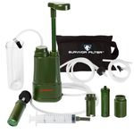 Survivor Filter PRO Hydration Extender - Water Filter Camping - with Extra Replacement Filters