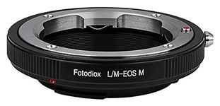 Fotodiox Pro Lens Mount Adapter - Leica M Rangefinder Lens, Black (FX-LeicaM-EOSM-PRO)