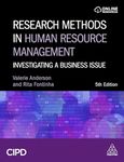 Research Methods in Human Resource Management: Investigating a Business Issue