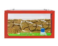 AntHouse - Natural Sand Ant Farm | 3D Red Starter Kit 20x10x10 cm