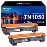 GPC Image Compatible Toner Cartridges Replacement for Brother TN1050 for HL-1112 HL-1110 DCP-1610W DCP-1510 HL-1210W MFC-1810 HL-1212W MFC-1910W DCP-1612W DCP-1512 (Black, 2-Pack)