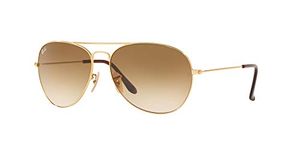 Ray-Ban UV Protected Aviator Sunglasses for Men( 0RB3432I|59 mm|Brown Gradient)