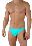 Gary Majdell Sport Mens New Solid Turquoise 2 Thong Swimsuit X-Large