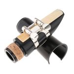 Clarinet Mouthpiece Kit - Includes Ligature, Cushions, Reed 2.5, and Black Plastic Cap