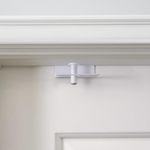 4 Pack – GlideLok Child Safety Door Top Lock | Access Lock from Either Side of The Door | for Interior & Exterior Doors | Metal Child Proof Door Lock (Not Plastic Like Others)