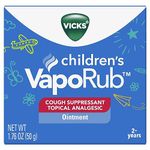 Vicks Vaporub Childrens Soothing Chest Rub Cough Suppressant Ointment, 1.76 Oz