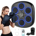 Music Boxing Machine, Smart Music Boxing Machine, Boxing Training Equipment, Wall Mounted Smart Boxing Target, Improves Reaction and Coordination, Ideal for Home Boxing Training