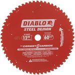 Diablo D1260CF 12-inch Steel Demon 60T Cermet II Carbide Ferrous Metal Saw Blade