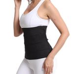 RADE Abdominal Binder, Waist And Stomach Wrap, Hernia And Abdominal Surgery Support, C Section Postpartum Recovery, Core Stabilizer Anti Sciatic Belly Bant For Women And Men (Black, XX-Large)