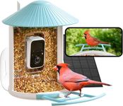 NETVUE by Birdfy Smart Bird Feeder with Camera: Auto Capture Bird Videos and Notify, Permanently Collect Fun Clips, Bird Feeder Outdoor, Bird House with Camera, Mangeoire Oiseaux Exterieur