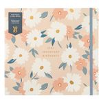 Busy B Pink Daisies Birthday Card Book - 13 Storage Pocket File for Storing Greetings Cards with Birthday Reminders, Monthly Pockets and Anniversary Chart - FSC® Certified