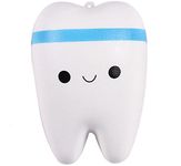 Anboor Squishies Teeth Mini Slow Rising Kawaii Scented Stress Toy 1Pcs Color Random