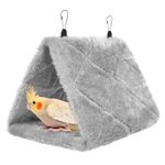 TiereCare Bird Bed for Cage Warm Parrot Nest House Hanging Hammock for Parakeet, Cockatiel, Lovebird, Finch Bird Cage Accessories