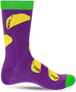 Luther Pike Seattle Funny Socks For men: Funky mens dress socks, crazy socks, fun socks