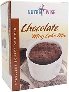 NutriWise - High Protein Diet Mug Cake Mix | Low Cal, Gluten Free, Low Sugar, High Fiber (Chocolate, 4 Box - 28 Count)