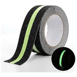 Anti Slip Traction Grip Friction Black Luminous Glow in The Dark Waterproof Safety Outside Floor Strip Tape for Stairs Step Floor 5cm x 5m