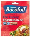 2 x Roasting Bags Flavour Seal Cooking Bags for Ovens and Microwaves Perfect for Roasting Chicken Fish Meat Turkey and Vegetables –Extra Large Turkey Bags