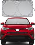 Car Windshield Sun Shade with Stora