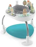 Ingenuity Spring & Sprout 2-in-1 Baby Activity Center Jumper and Table with Infant Toys - Ages 6 Months +, First Forest