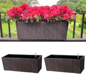 LaLaGreen Outdoor Rail Planter for 