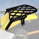 Xitomer Rack Luggage Rack, Fit for 2024 2023 2022 2021 DR650 1996-2024 Fit for DR650 Motorcycle Rear Top Rack Motorcycle Cargo Rack Motorcycle Rear Top Rack (Black)