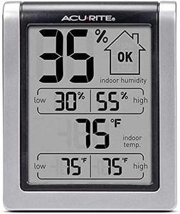 AcuRite 00613MB Humidity Monitor with Indoor Thermometer, Digital Hygrometer and Humidity Gauge Indicator