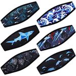 Hungdao 6 Pcs Diving Mask Strap Covers Neoprene Cover Goggle Strap for Dive and Snorkel Masks, As Pictures Shown, approx. 7.5 x 3.5 inches