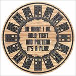 Doctor Who Inspired laser engraved coasters beer drinks mat barware kitchen Tardis