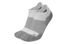 OrthoSleeve WC4 Wellness Socks for Diabetes,Edema,Neuropathy & Circulation (Noshow, Large, White, 1 Pair)