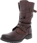 Steve Madden Women's Banddit Boot, Brown Leather, 7.5 US