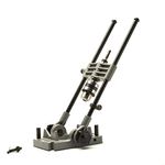 Kings County Tool Portable Drill Guide Jig | Convert Hand Drill to Drill Press | Bore Up to 45-Degree Angles | 3/8-Inch Shaft and Chuck | 5-Degree Increments | Depth Stop Included