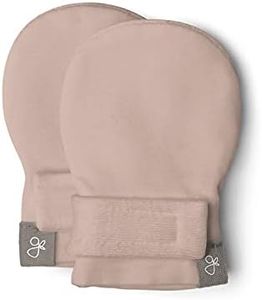 goumikids Viscose Made from Bamboo Cotton Stay-On Mitts, Preemie Rose Mitts