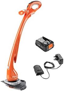 Flymo EasiTrim 250 2-in-1 Cordless Grass Trimmer KIT - 18V 2.0 POWER FOR ALL Battery and Charger included, 25cm Cutting Width, Edging mode, Automatic line feed, Lightweight for easy trimming