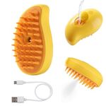 ZUNASIKA Steam Pet Brush for Dogs & Cats | Cat Hair Brush with Steamer | New 3 In1 Steamy Pet Cat Brush Cleanser Vapor, Steaming Pet Hair Brush, Pet Cat Comb with Steam, Spray Comb for Cats