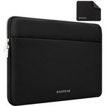 RAINYEAR 13 Inch Laptop Sleeve Protective Portable Case for 13.3 Inch Macbook Pro Air M3 M2 M1 2024 2023 2022, Compatible with 11.6 Inch Chormebook Notebook, Black