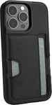 Smartish iPhone 13 Pro Wallet Case - Wallet Slayer Vol. 2 [Slim + Protective] Credit Card Holder with Kickstand - Black Tie Affair