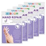 5 Pairs Hands Moisturizing Gloves, Hand Skin Repair Renew Mask Infused Collagen, Vitamins + Natural Plant Extracts for Dry, Aging, Cracked Hands (5 Pairs Hand mask)