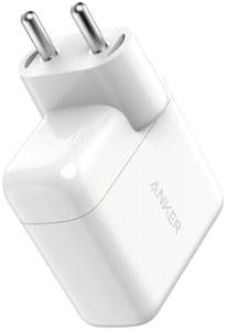 Anker Wall Charger USB C, 33W 2-Port Compact USB C Charger with 18W Power Delivery and 15W PowerIQ 2.0, Power Delivery PD with Patented PIQ 3.0 Technology for iPhone 15/14/13, Galaxy, iPad and More