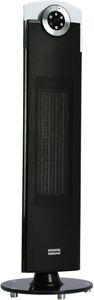 Dimplex Studio G 2.5kW Ceramic Tower Heater – Portable Electric, Oscillating, Timer & Remote, Black