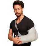 Leeford Ortho Arm Sling Pouch for Shoulder, Forearm and Arm Support | | Hand Fracture Support Belt | Adjustable, Lightweight, Breathable Orthopedic Pouch (M)