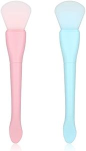 Ouligay 2PCS Silicone Face Mask Brush Applicator Soft Face Mask Applicator Face Mask Spatula Facial Mask Brush Skincare Applicator for Mud, Clay