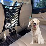 AutoBizarre 3-Layer Stretchable Pet Barrier Safety Net Mesh Organizer for All Cars Vans & Trucks